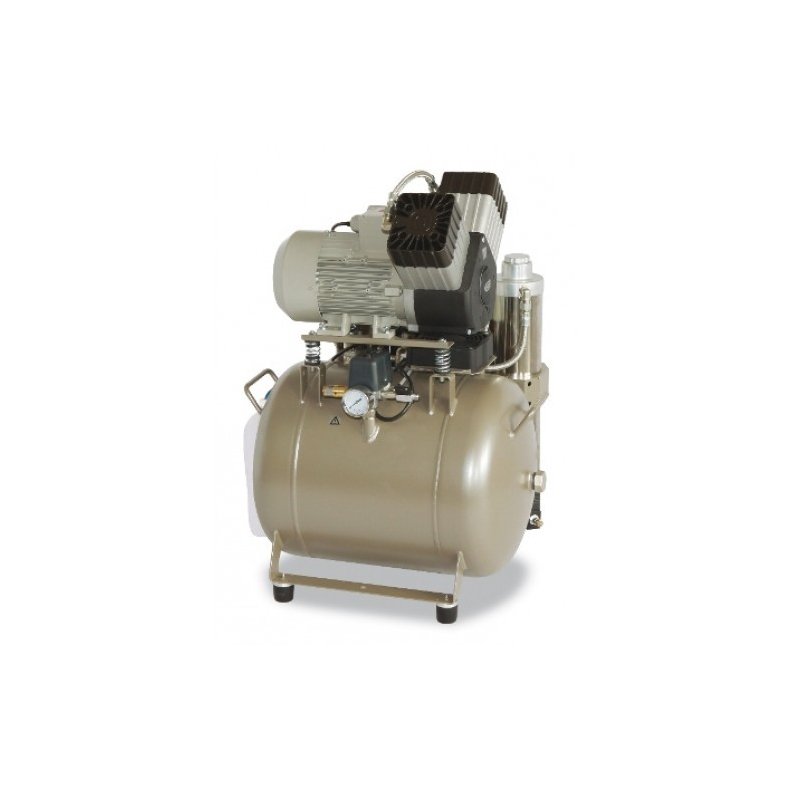 EKOM DK50 2V 50/M Oliefri trykluft kompressor med trre